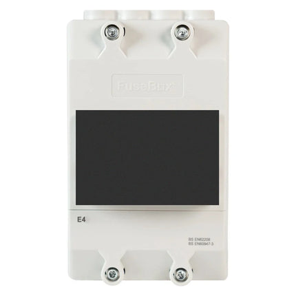 Fusebox E4 4 Module Split Lid Enclosure IP20