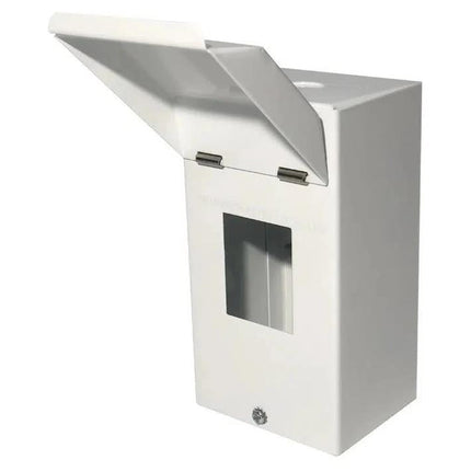 Live Electrical EMCU2-A 2 Way IP40 Metal Enclosure with Lid