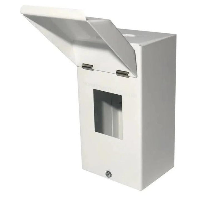 Live Electrical EMCU2-A 2 Way IP40 Metal Enclosure with Lid