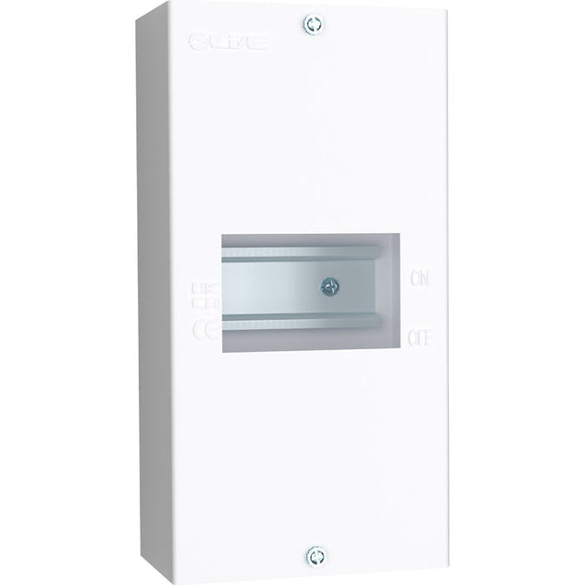 Live Electrical EMCU4-L 4 Way IP20 Metal Modular Enclosure without Lid