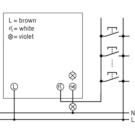 Theben DIMAX 540 APP B App-Controlled Mini Flush Dimmer