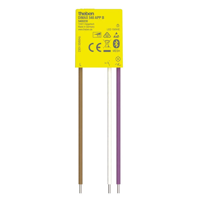Theben DIMAX 540 APP B App-Controlled Mini Flush Dimmer