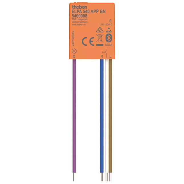 Theben ELPA 540 APP BN Mini Flush Staircase Time Switch
