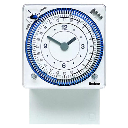 Theben SYN 169 S Analogue Time Switch 1 Channel Plug-in Socket Daily Program DIN Rail/Top-Hat Rail/REG Mechanical