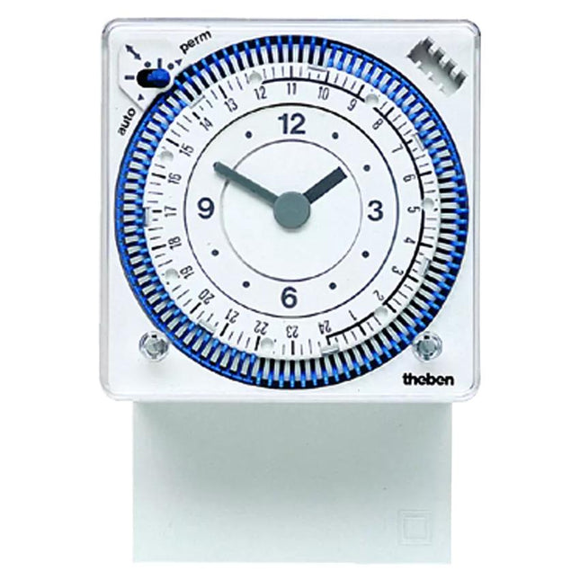 Theben SYN 169 S Analogue Time Switch 1 Channel Plug-in Socket Daily Program DIN Rail/Top-Hat Rail/REG Mechanical