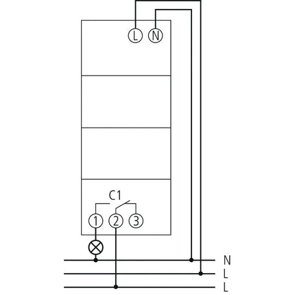 Theben Selekta 170 Top3 2 Module 1 Channel Weekly Program Astronomical Din Rail Digital Time Switch