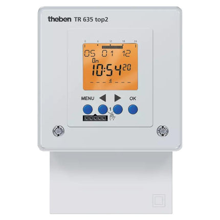 Theben Tr 635 Top2 1 Channel Weekly Program Flush-Mounted Digital Time Switch