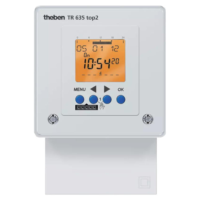 Theben Tr 635 Top2 1 Channel Weekly Program Flush-Mounted Digital Time Switch