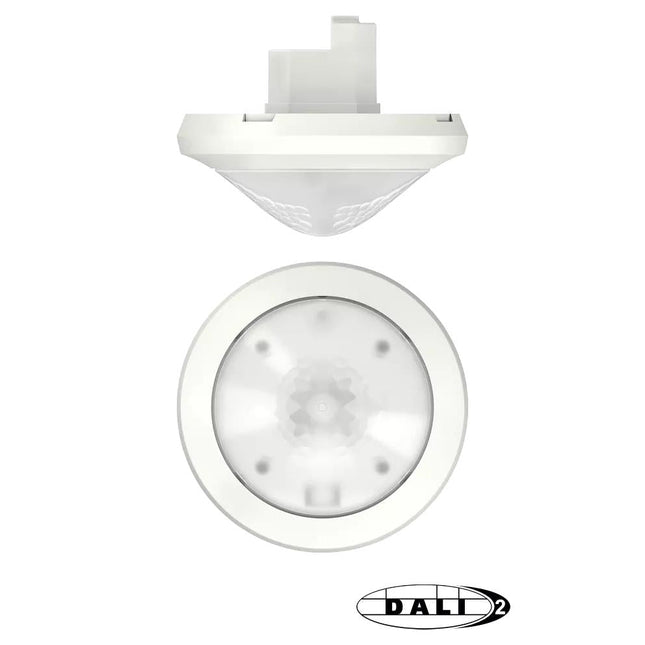 Theben thePassa P360 DALI-2 S UP WH Corridor Presence Sensor Flush-Mounted Ceiling Installation White
